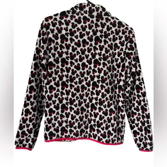 Disney Store Minnie Mouse Fleece Jacket Adult Women  Small - Picture 2 of 5